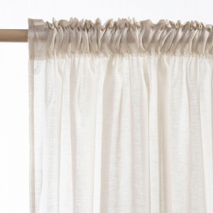 Κουρτίνα Δωματίου Με Τρέσα Dione 140X270 Beige Nef-Nef