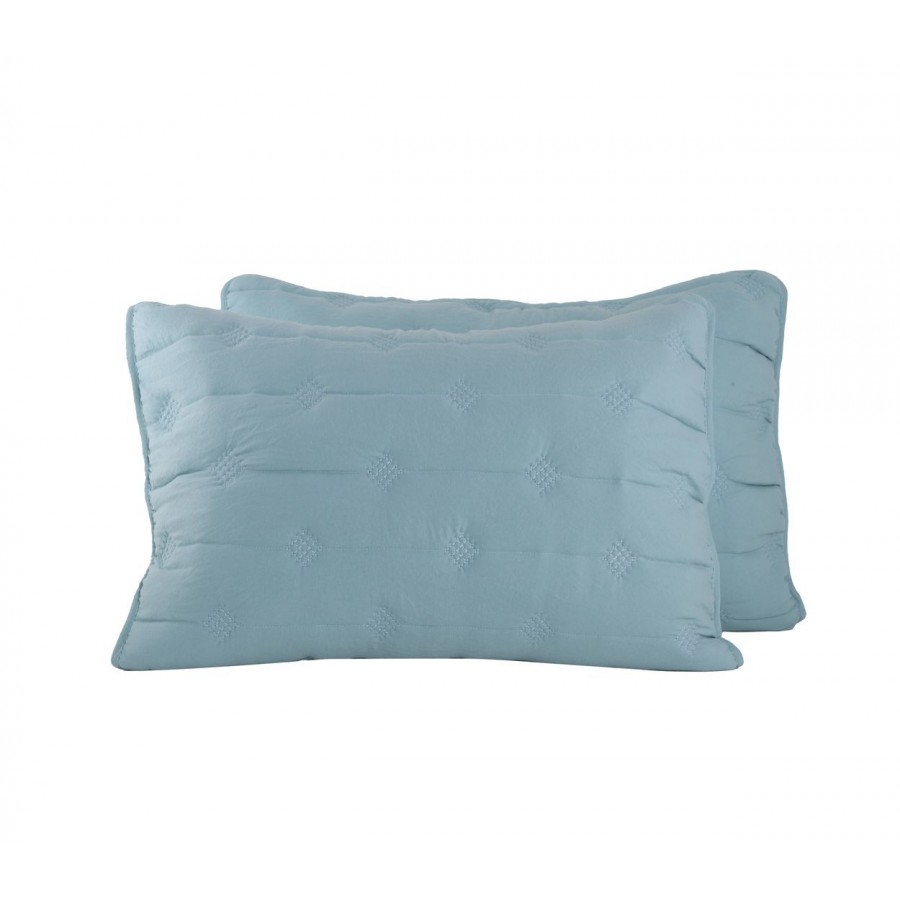 Μαξιλαροθήκες Σετ 2 Τεμαχίων Elvira-22 52X72 Aqua Nef-Nef