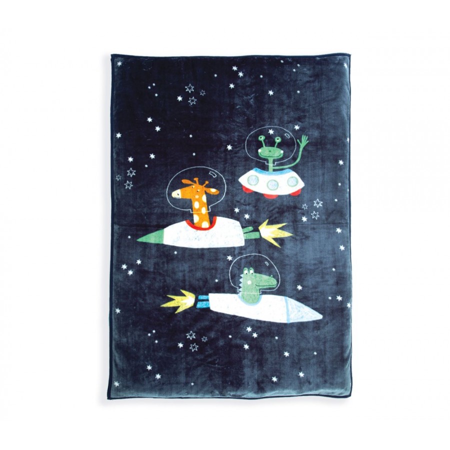 Παιδική Κουβέρτα Μονή Space Zoo 160X220 D.Blue Nef-Nef Παιδική Κουβέρτα Μονή Space Zoo 160X220 D.Blue Nef-Nef