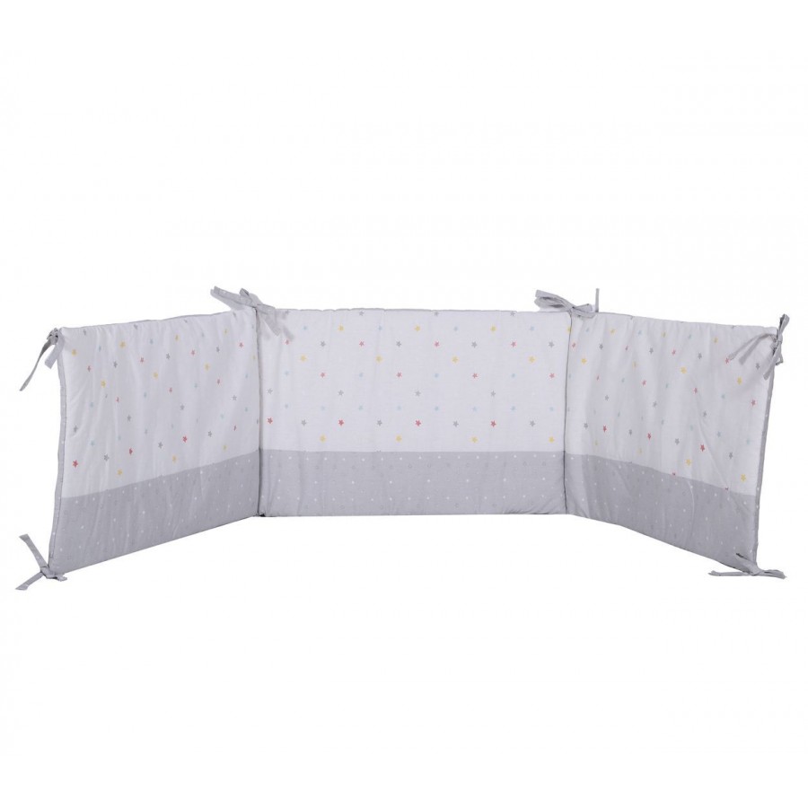 Πάντα Κούνιας Little Star 60+67+60X40 Grey Nef-Nef Πάντα Κούνιας Little Star 60+67+60X40 Grey Nef-Nef
