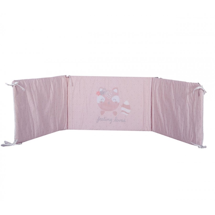 Πάντα Κούνιας Lovely Fox 60+67+60X40 Pink Nef-Nef