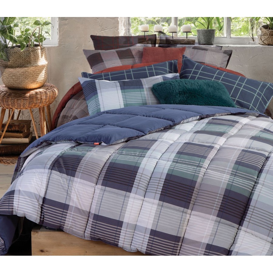 Πάπλωμα Μονό Sure 160X220 Denim Nef-Nef