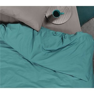 Παπλωματοθήκη Υπέρδιπλη Basic 1104-Dusty Petrol 230X240 Nef-Nef