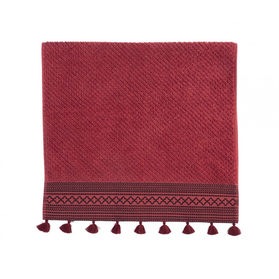 Πετσέτα Προσώπου Insignia 50X90 Bordo Nef-Nef Πετσέτα Προσώπου Insignia 50X90 Bordo Nef-Nef
