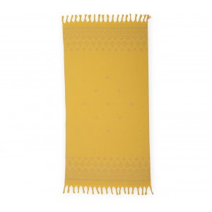 Πετσέτα Θαλάσσης Pestemal Graham Yellow 90X170 Nef-Nef