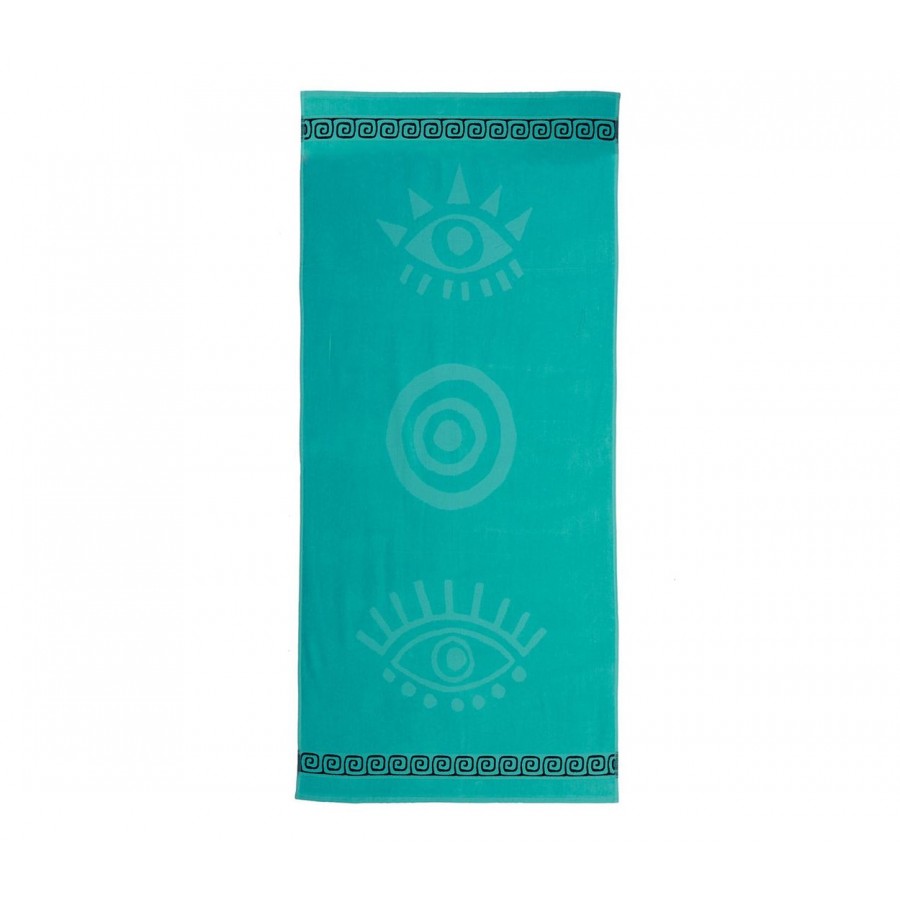 Πετσέτα Θαλάσσης Ζακάρ Spiritual Aqua 80X160 Nef-Nef