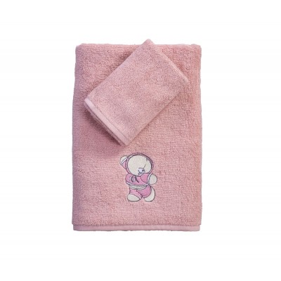 Πετσέτες Σετ 2 Τεμαχίων Forever Friends Little Things 30X50-70X140 Pink Nef-Nef Πετσέτες Σετ 2 Τεμαχίων Forever Friends Little Things 30X50-70X140 Pink Nef-Nef