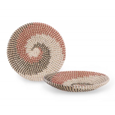 Πιάτο Τοίχου Seagrass Cyclon D.36Cmx7 Bordo Nef-Nef