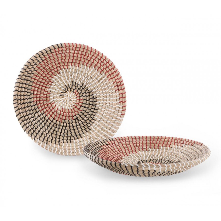 Πιάτο Τοίχου Seagrass Cyclon D.36Cmx7 Bordo Nef-Nef