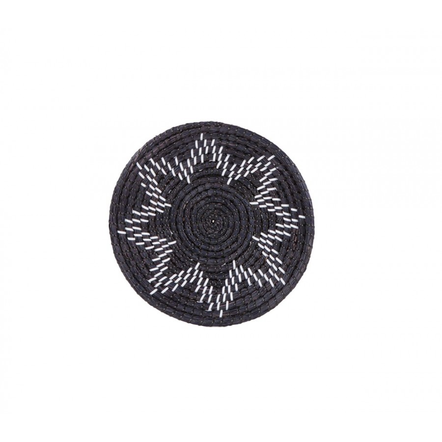 Πιάτο Τοίχου Seagrass Mystery Δ.36Cmx7 Black White Nef-Nef