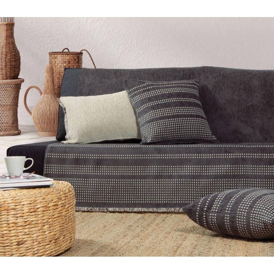 Ριχτάρι Διθέσιου Καναπέ Keneth 170X250 Anthracite Nef-Nef Ριχτάρι Διθέσιου Καναπέ Keneth 170X250 Anthracite Nef-Nef