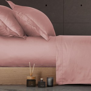 Σεντόνι Βαμβακοσατέν King Size Με Λάστιχο  Elements 180X200+35 English Rose Nef-Nef