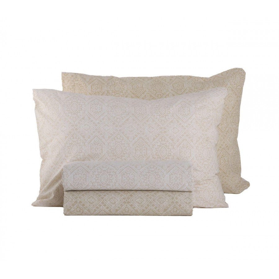 Σετ Σεντόνια Διπλά Clover 200X270 Yellow Nef-Nef