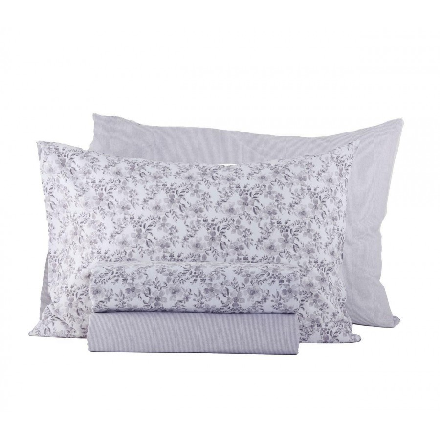 Σετ Σεντόνια Διπλά Darling 200X270 Grey Nef-Nef