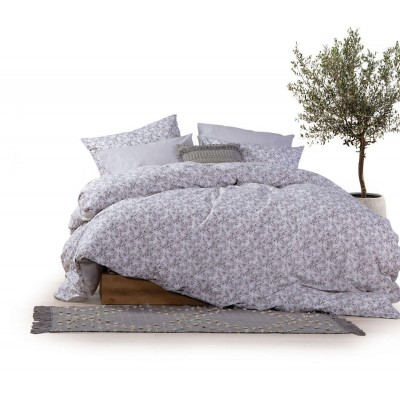 Σετ Σεντόνια Διπλά Darling 200X270 Grey Nef-Nef