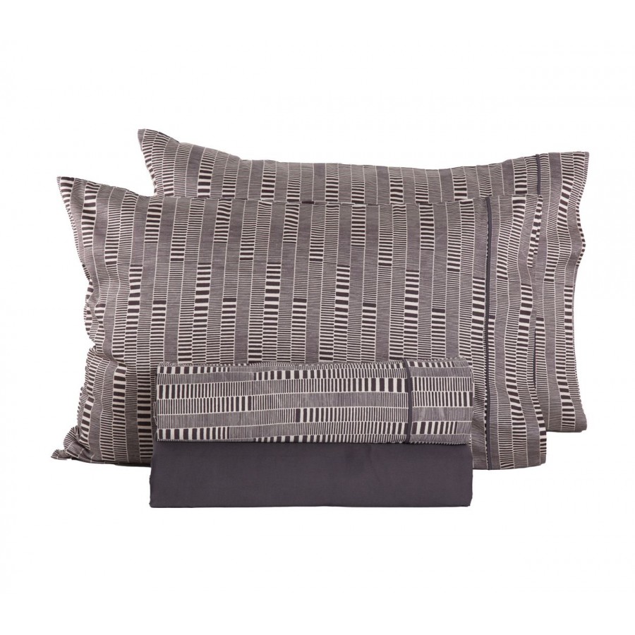 Σετ Σεντόνια King Size Agony 270Χ280 Grey Nef-Nef