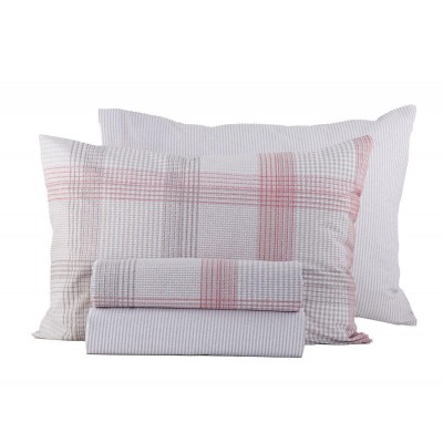 Σετ Σεντόνια King Size Με λάστιχο Bradford 180X200+32 Coral Nef-Nef