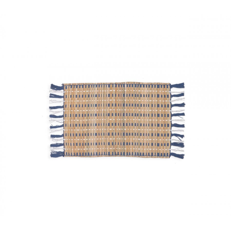 Σουπλά Straw Blue 33X48 Natural Blue Nef-Nef Σουπλά Straw Blue 33X48 Natural Blue Nef-Nef