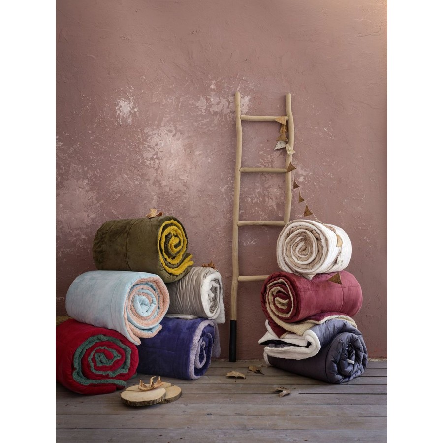 Κουβεροπάπλωμα Μονό 160X220 Nuan Blue Gray Nima Home