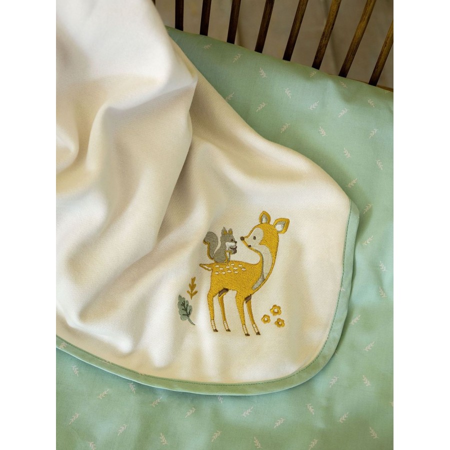 Κουβέρτα 4 Εποχών 80X110 Caramel Forest Nima Home