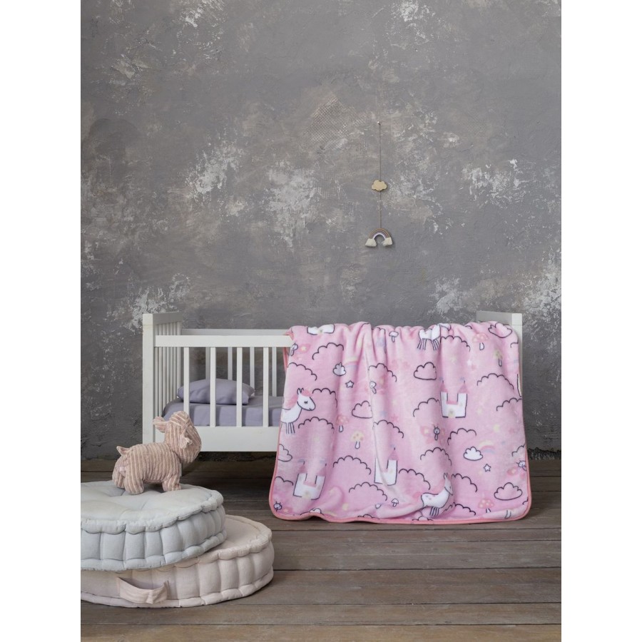 Κουβέρτα Βελουτέ Κούνιας 110X140 Magic Kingdom Nima Home