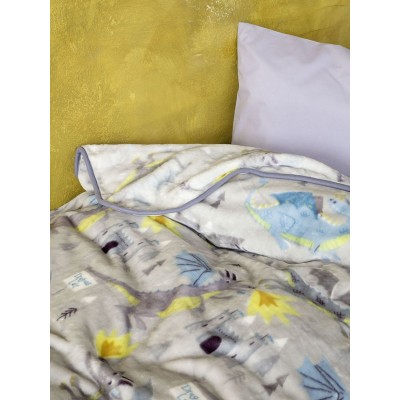Κουβέρτα Βελουτέ Παιδική Μονή 160X220 Dragon Lair Nima Home Κουβέρτα Βελουτέ Παιδική Μονή 160X220 Dragon Lair Nima Home