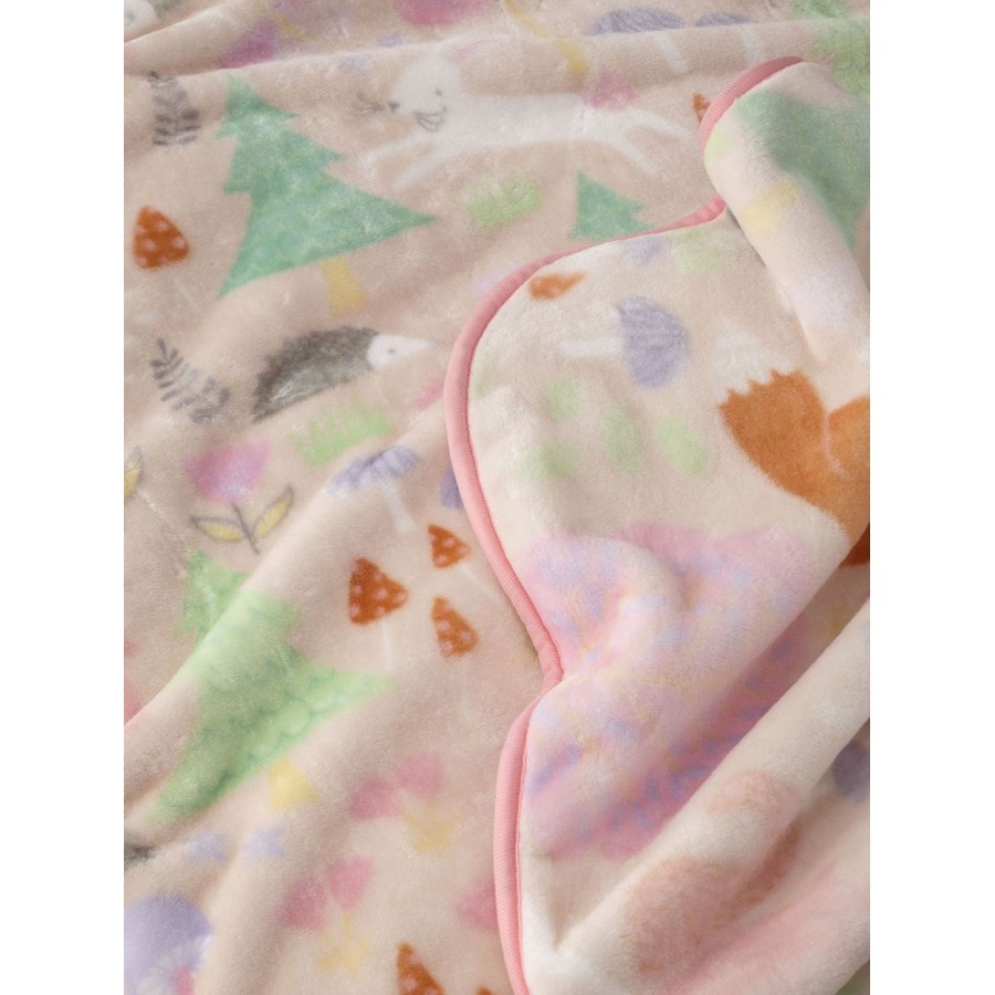 Κουβέρτα Βελουτέ Παιδική Μονή 160X220 Pretty Forest Nima Home