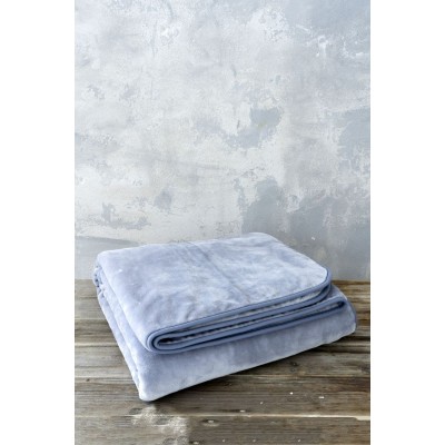 Κουβέρτα Βελουτέ Υπέρδιπλη 220X240 Coperta Steel Gray Nima Home