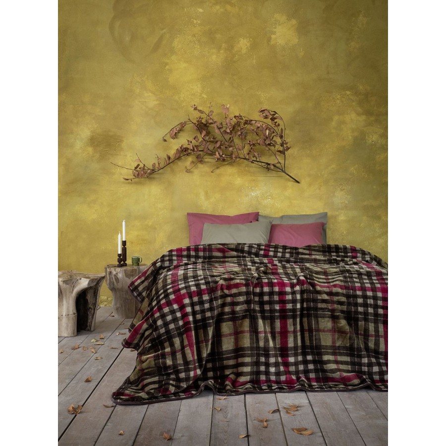 Κουβέρτα Βελουτέ Υπέρδιπλη 220X240 Edward Nima Home