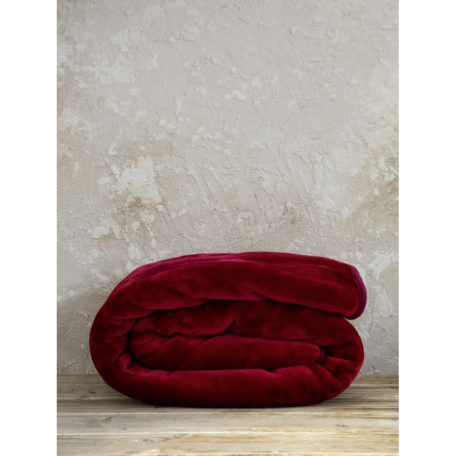 Κουβέρτα Βελουτέ Υπέρδιπλη Coperta Ruby Red 220X240 Nima Home Κουβέρτα Βελουτέ Υπέρδιπλη Coperta Ruby Red 220X240 Nima Home