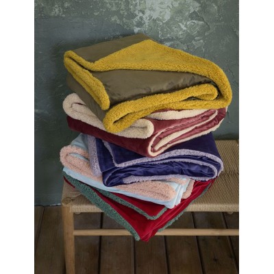 Κουβέρτα καναπέ 130X170 Nuan Brown Mustard Beige Nima Home
