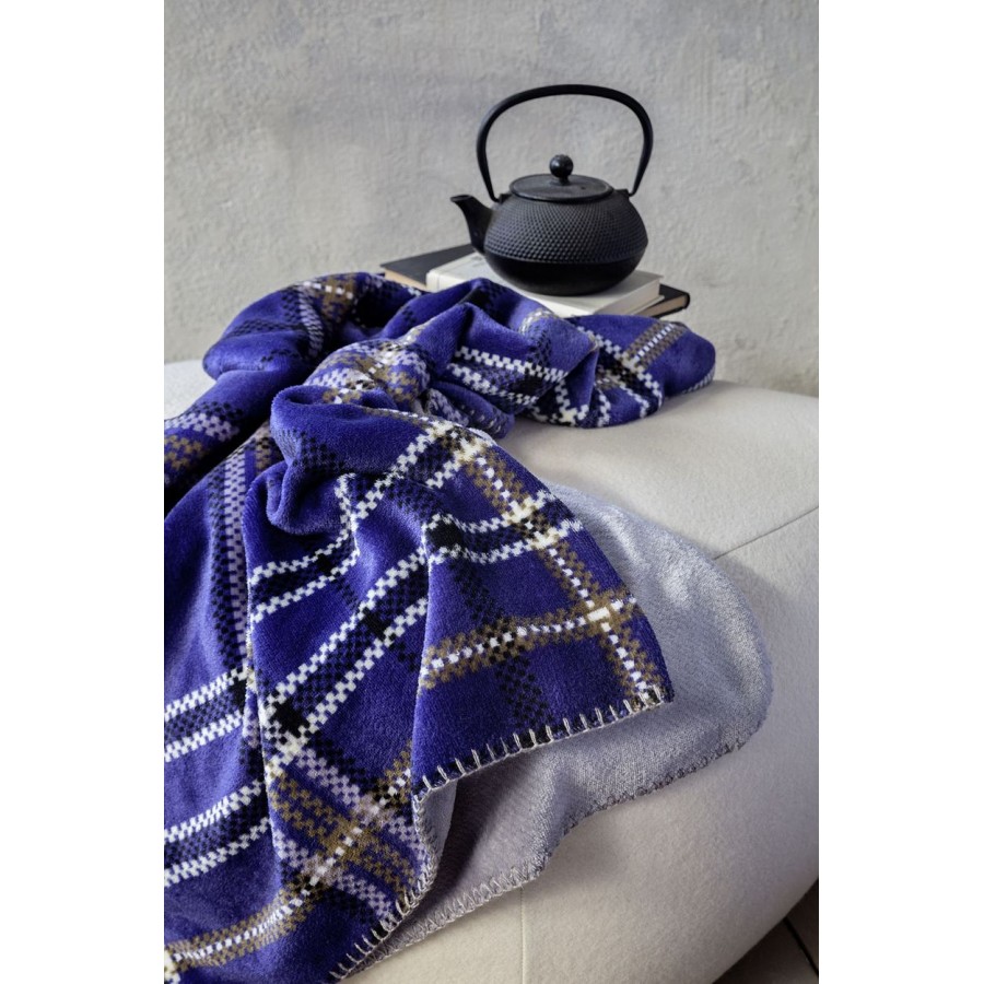 Κουβέρτα Μονή 150X220 Kester Blue Nima Home