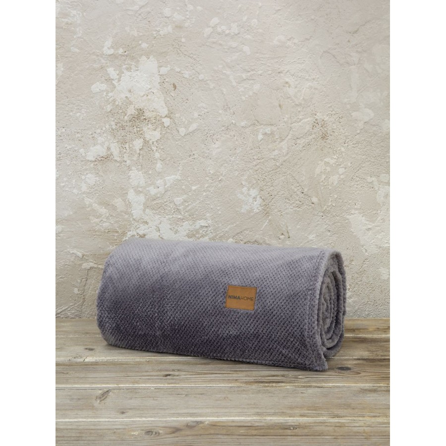 Κουβέρτα Μονή Jacquard Mellow Gray 150X220 Nima Home