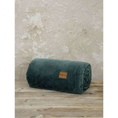 Κουβέρτα Μονή Jacquard Mellow Green 150X220 Nima Home