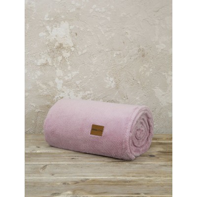 Κουβέρτα Μονή Jacquard Mellow Pink 150X220 Nima Home