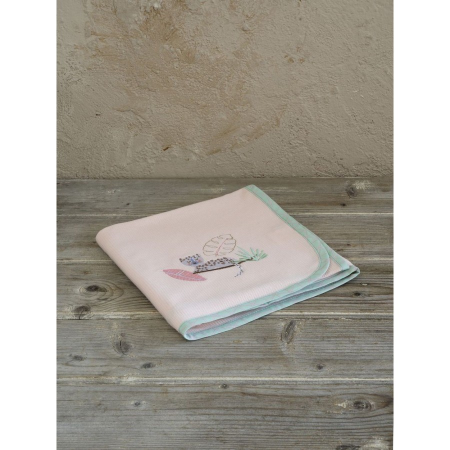 Κουβέρτα Πικέ Κούνιας Little Paradise 110X140 Nima Home