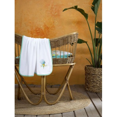 Κουβέρτα Πικέ Κούνιας Macaw 110X140 Nima Home