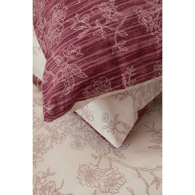 Μαξιλαροθήκες Florence Wine Red Nima Home