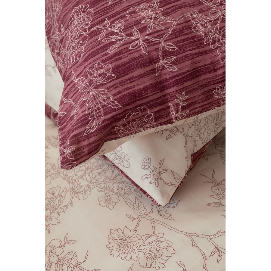 Μαξιλαροθήκες Florence Wine Red Nima Home