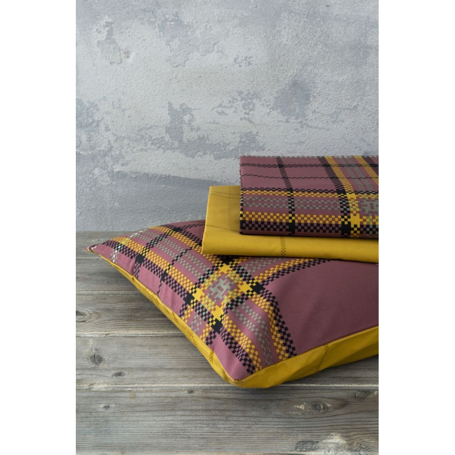 Μαξιλαροθήκες Kester Wine Red Nima Home