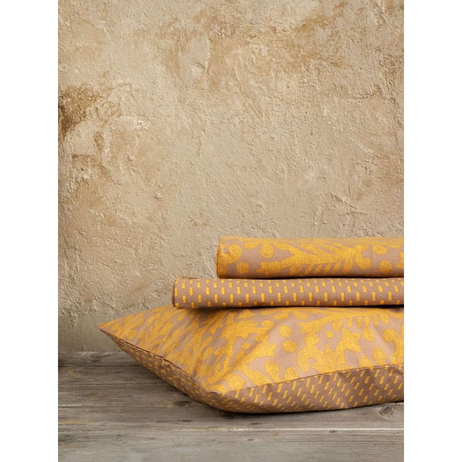 Μαξιλαροθήκες Salma Deep Orange 52X72 Nima Home