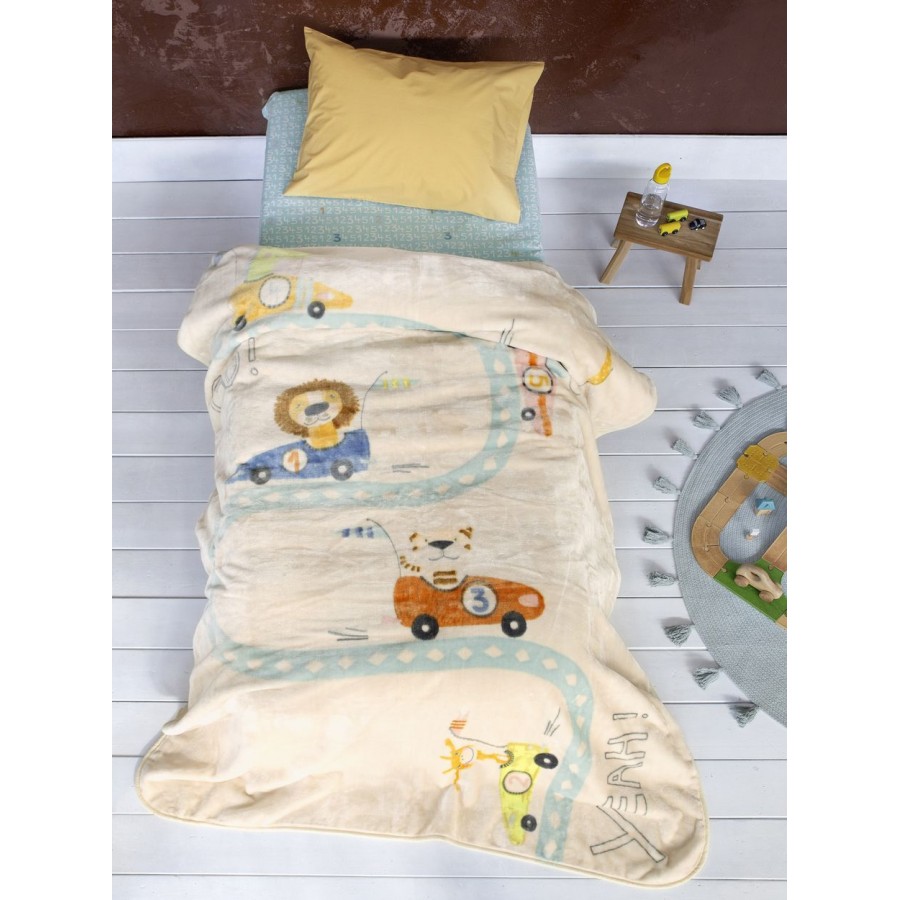 Παιδική Κουβέρτα Βελουτέ Μονή Go 160X220 Nima Home