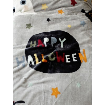 Παιδική Κουβέρτα Βελουτέ Μονή Happy Halloween 160X220 Nima Home