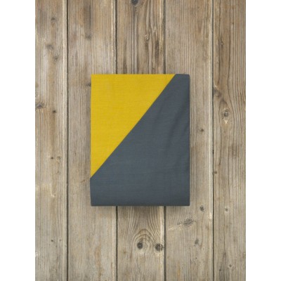 Παπλωματοθήκη Μονή Colors Deep Gray - Gold Harvest 160X240 Nima Home