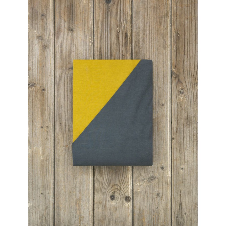 Παπλωματοθήκη Μονή Colors Deep Gray - Gold Harvest 160X240 Nima Home