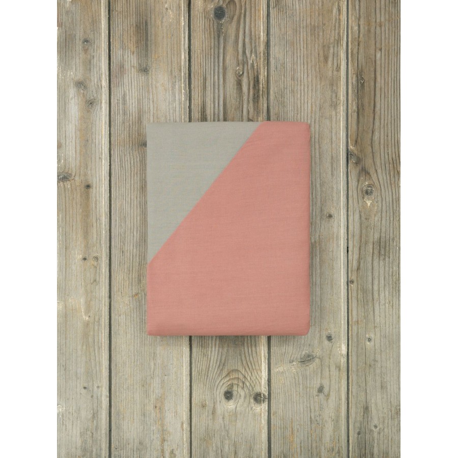 Παπλωματοθήκη Μονή Colors Warm Terracotta - Taupe Brown 160X240 Nima Home