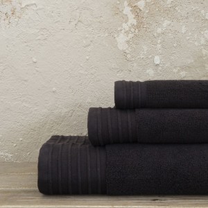 Πετσέτα Προσώπου Feel Fresh Black 50X100 Nima Home