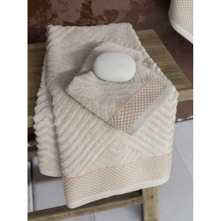 Πετσέτα Προσώπου Trinity Beige 50X90 Nima Home