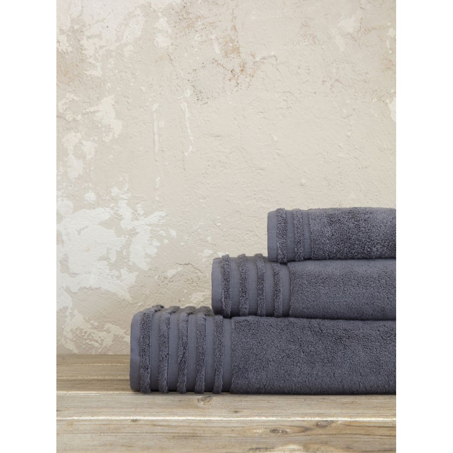 Πετσέτα Προσώπου Vista Midnight Gray 50X100 Nima Home