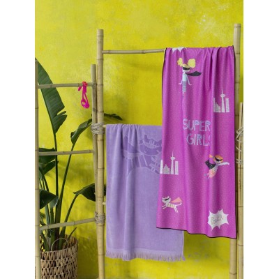 Πετσέτα Θαλάσσης Super Girls 70X140 Nima Home